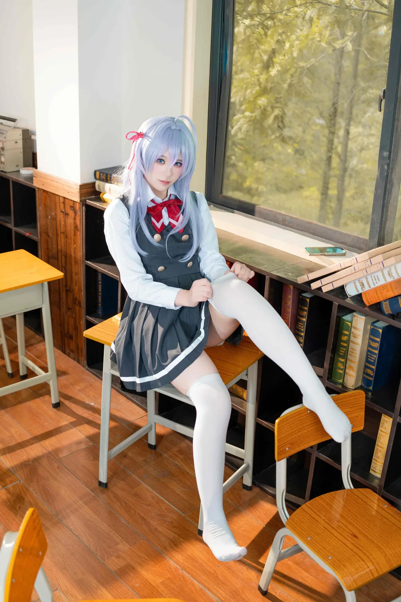 Sự vắng mặt của 鲨鲨 – 肻座の艾萉萉学 - 8